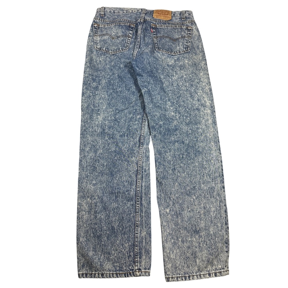 VTG 80s Levi's 501 Jeans *32x28.5 Acid Stone Wash Button Fly USA Rare Grunge Men - Picture 2 of 11